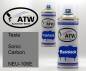 Preview: Tesla, Sonic Carbon, NEU-106E: 400ml Sprühdose + 400ml Klarlack - Set, von ATW Autoteile West.